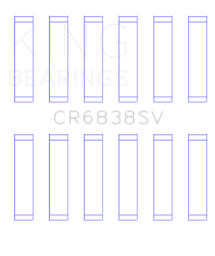 Picture of King Engine Bearings Land Rover 2.7L TDV6 Sputter Replacement Connecting Rod Bearing