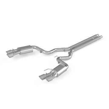 Picture of MBRP 18-19 Ford Mustang GT 5.0 3in Dual Split Rear Cat Back w/ Quad 4.0in Dual Wall Tips- T304