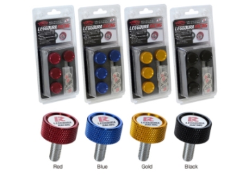 Picture of Project Kics Leggdura Racing Number Plate Lock Bolt Set - Black