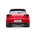 Picture of Akrapovic 2014 Porsche Macan Turbo (95B) Evolution Line Cat Back (Titanium) w/ Carbon Fiber Tips