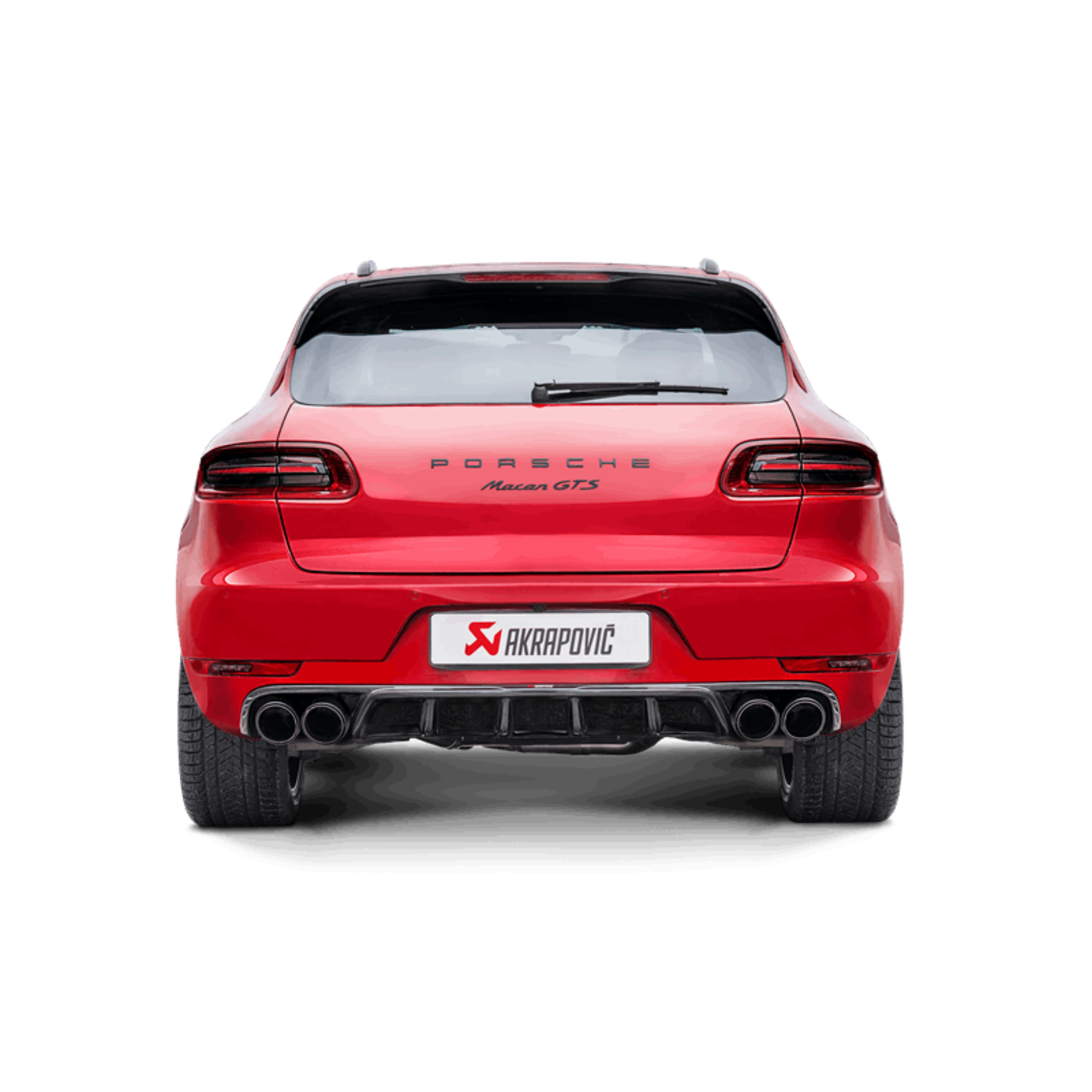 Picture of Akrapovic 2014 Porsche Macan Turbo (95B) Evolution Line Cat Back (Titanium) w/ Carbon Fiber Tips