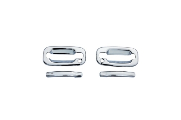 Picture of AVS 07-13 Chevy Silverado 1500 Door Handle Covers (2 Door) 4pc Set - Chrome