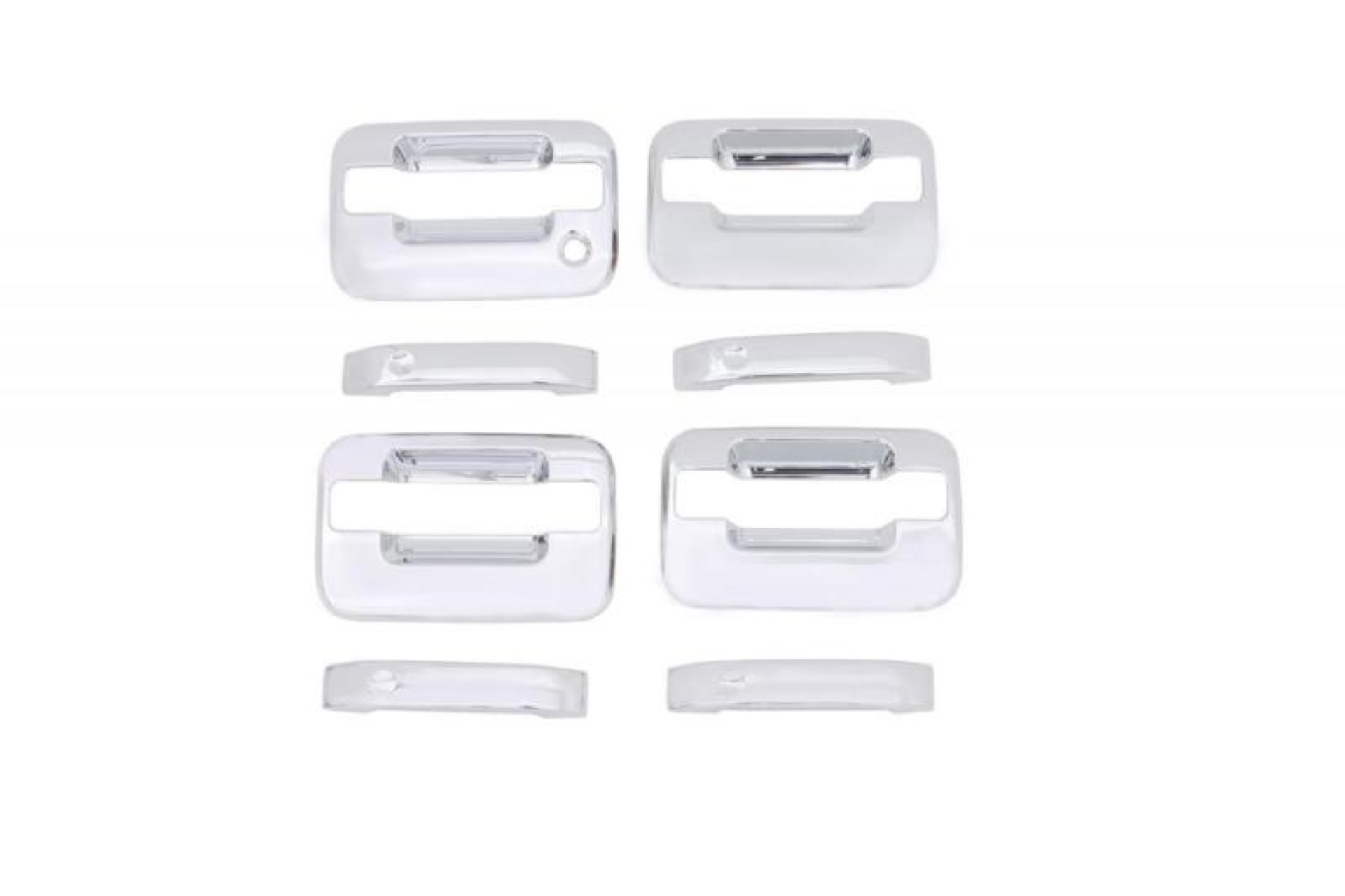Picture of AVS 04-14 Ford F-150 (No Keypad/Passenger Keyhole) Door Handle Covers (4 Door) 8pc Set - Chrome