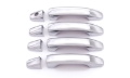 Picture of AVS 14-18 Chevy Silverado 1500 Door Handle Covers (4 Door) 8pc Set - Chrome