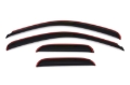 Picture of AVS 07-13 Chevy Silverado 1500 Ext. Cab Ventvisor Front & Rear Window Deflectors 4pc - Smoke