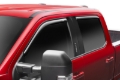 Picture of AVS 17-18 Ford F-250 Super Duty Supercrew Ventvisor Front & Rear Window Deflectors 4pc - Smoke