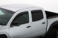 Picture of AVS 05-15 Toyota Tacoma Double Cab Ventvisor In-Channel Front & Rear Window Deflectors 4pc - Smoke