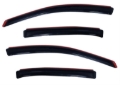 Picture of AVS 10-18 Ford Taurus Ventvisor In-Channel Front & Rear Window Deflectors 4pc - Smoke
