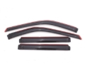 Picture of AVS 11-18 Ford Explorer Ventvisor In-Channel Front & Rear Window Deflectors 4pc - Smoke