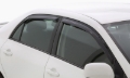 Picture of AVS 16-18 Mazda 2 Ventvisor In-Channel Front & Rear Window Deflectors 4pc - Smoke