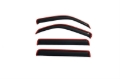Picture of AVS 07-11 Dodge Nitro Ventvisor In-Channel Front & Rear Window Deflectors 4pc - Smoke