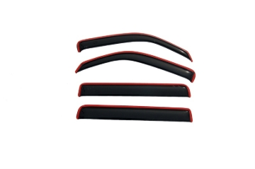 Picture of AVS 07-11 Dodge Nitro Ventvisor In-Channel Front & Rear Window Deflectors 4pc - Smoke