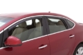 Picture of AVS 12-17 Buick Verano Ventvisor In-Channel Front & Rear Window Deflectors 4pc - Smoke