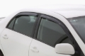 Picture of AVS 09-13 Toyota Corolla Ventvisor In-Channel Front & Rear Window Deflectors 4pc - Smoke