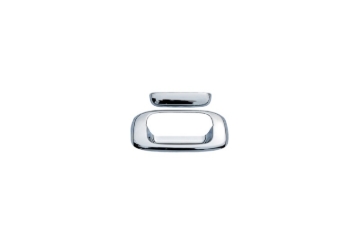 Picture of AVS 15-18 Chevy Silverado 1500 (w/Rear Camera) Tailgate Handle Cover 2pc - Chrome