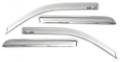Picture of AVS 07-18 Jeep Patriot Ventvisor Outside Mount Front & Rear Window Deflectors 4pc - Chrome