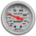 Picture of Autometer Ultra-Lite 52mm 30 IN HG/45 PSI Mechanical Boost/Vacuum Gauge