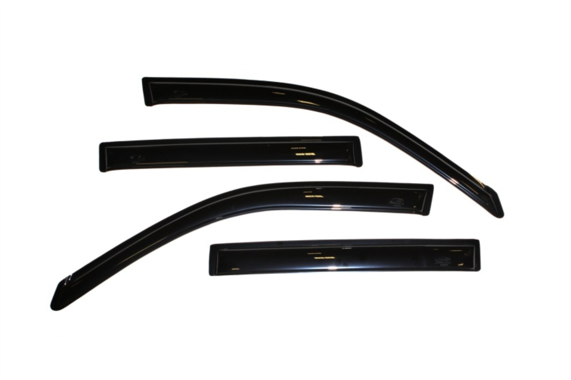 Picture of AVS 01-07 Toyota Highlander Ventvisor Outside Mount Window Deflectors 4pc - Smoke