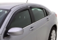 Picture of AVS 07-10 Chrysler Sebring Ventvisor Outside Mount Window Deflectors 4pc - Smoke