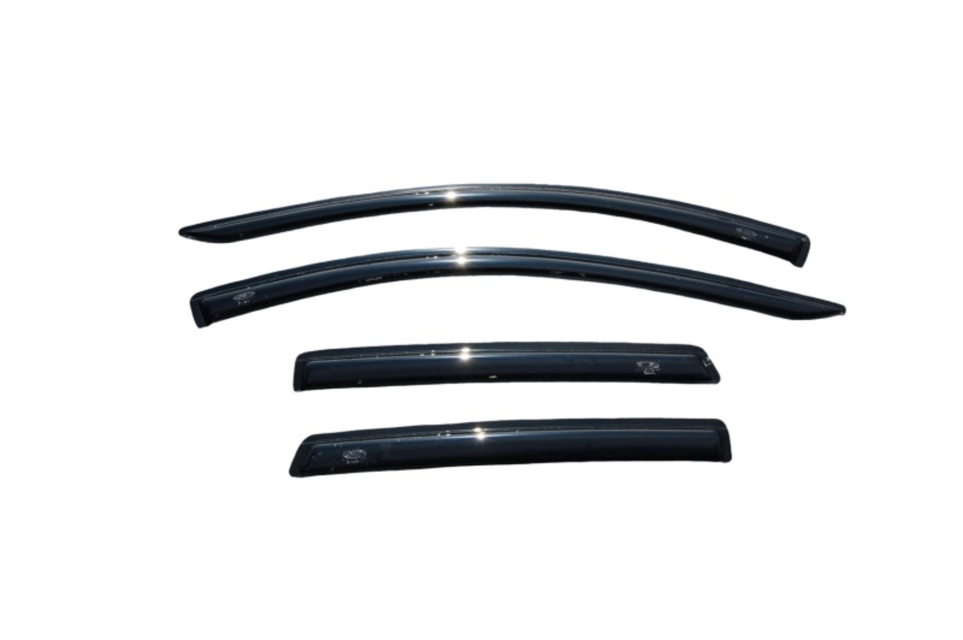 Picture of AVS 07-14 Ford Edge Ventvisor Outside Mount Window Deflectors 4pc - Smoke