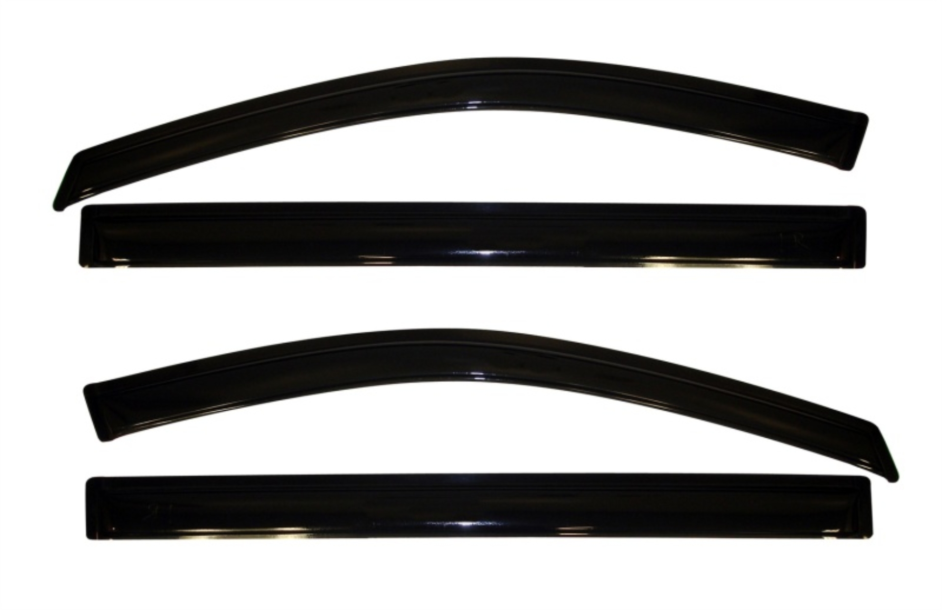 Picture of AVS 08-16 Chrysler Town & Country Ventvisor Outside Mount Window Deflectors 4pc - Smoke