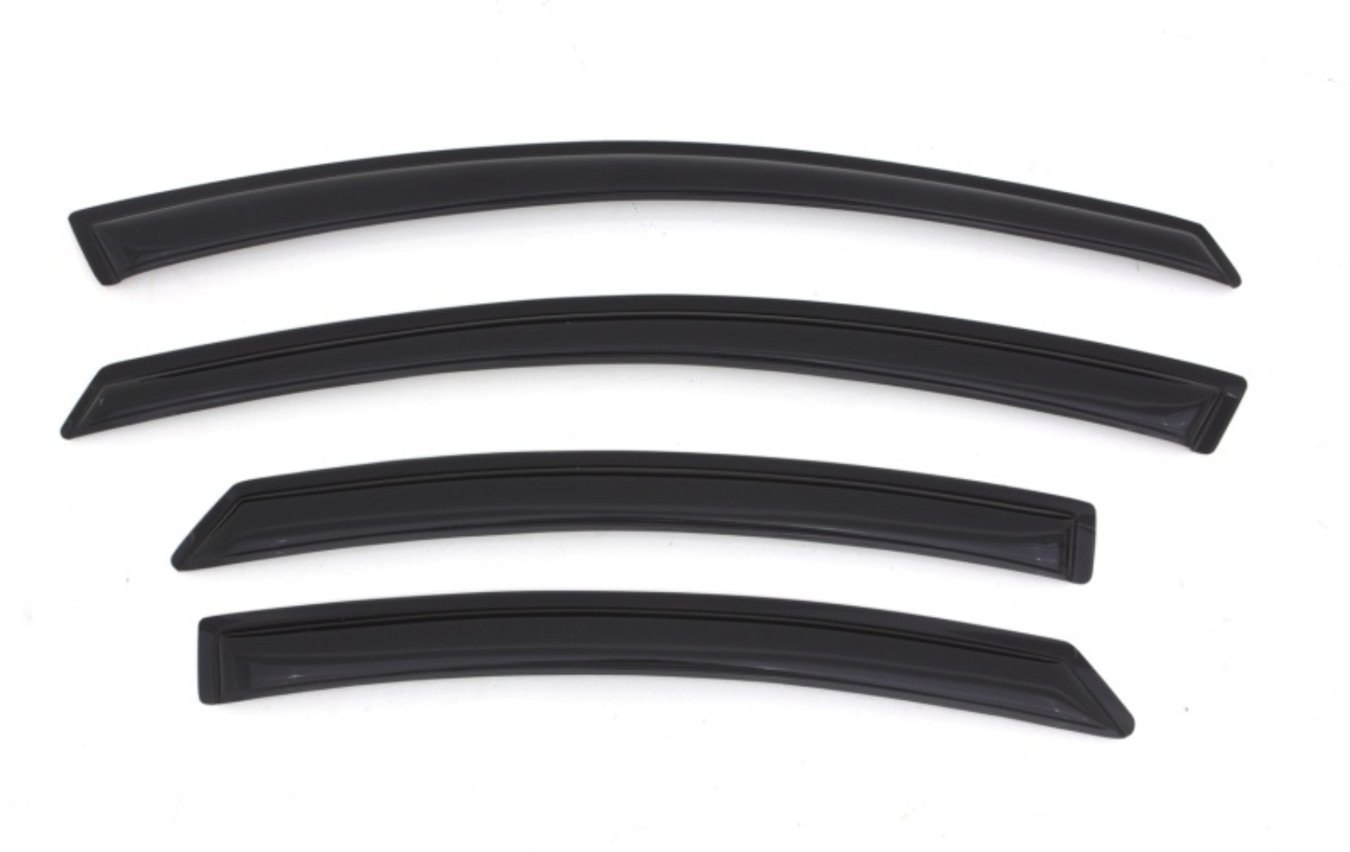 Picture of AVS 11-14 Hyundai Sonata (New Body Style) Ventvisor Outside Mount Window Deflectors 4pc - Smoke