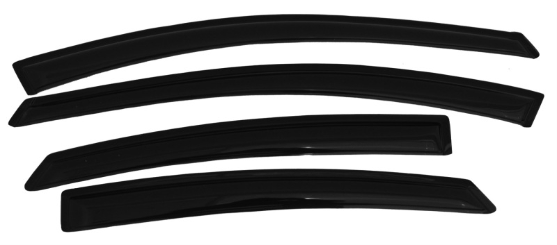 Picture of AVS 11-16 Hyundai Elantra (Excl. GT) Ventvisor Outside Mount Window Deflectors 4pc - Smoke