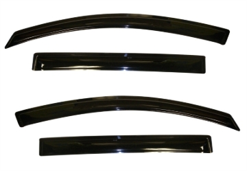 Picture of AVS 11-16 Kia Sportage Ventvisor Outside Mount Window Deflectors 4pc - Smoke