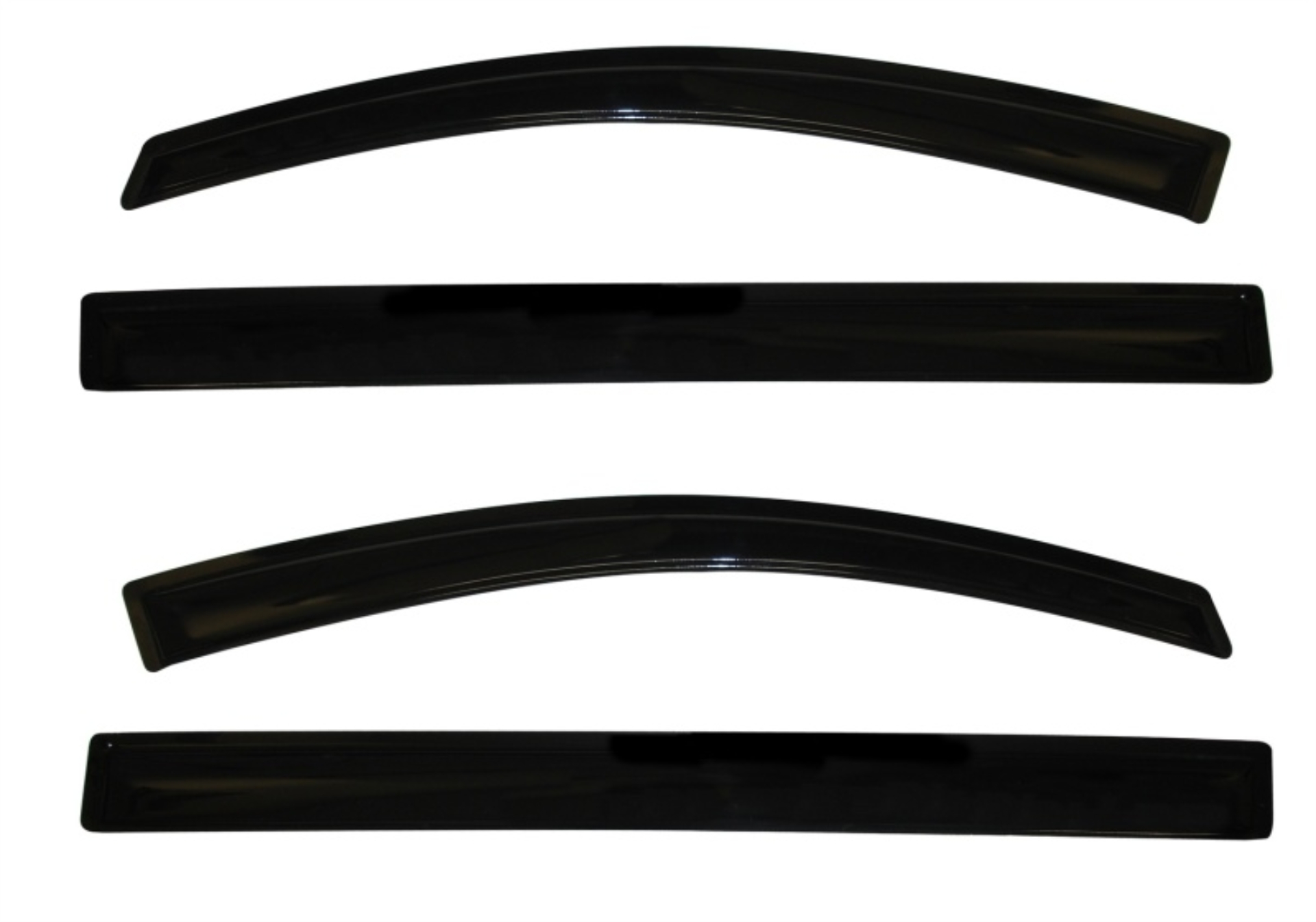 Picture of AVS 11-18 Toyota Sienna Ventvisor Outside Mount Window Deflectors 4pc - Smoke