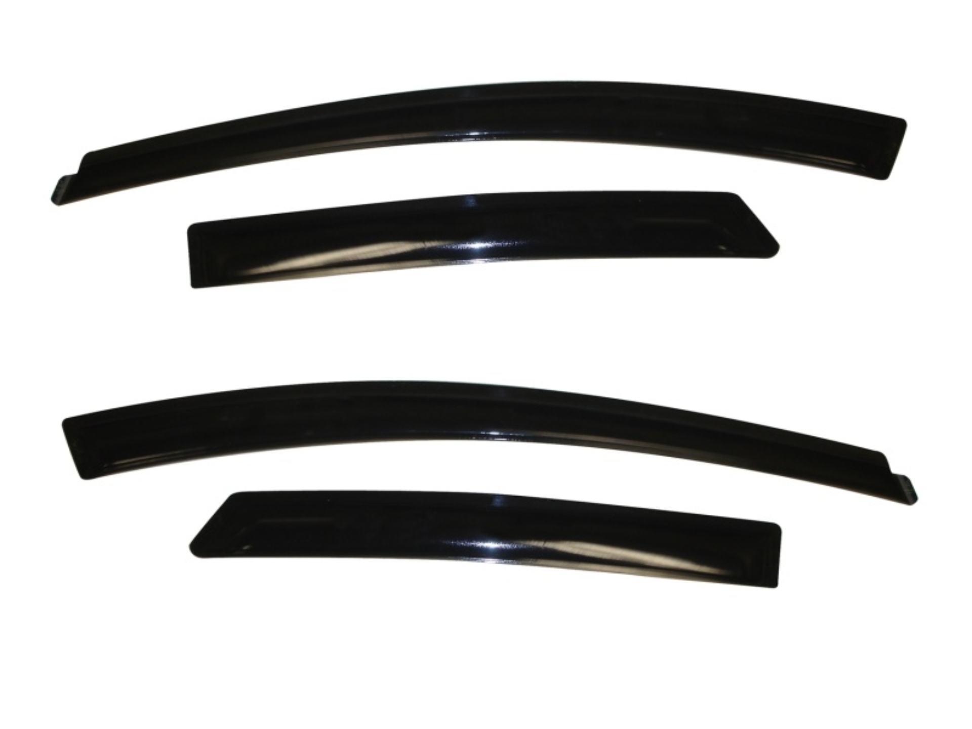 Picture of AVS 12-18 Ford Focus Ventvisor Outside Mount Window Deflectors 4pc - Smoke