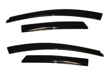 Picture of AVS 12-18 Ford Focus Ventvisor Outside Mount Window Deflectors 4pc - Smoke