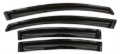 Picture of AVS 12-15 Honda Civic Ventvisor Outside Mount Window Deflectors 4pc - Smoke