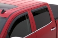 Picture of AVS 15-18 Chevy Silverado 2500 Crew Cab Ventvisor Outside Mount Window Deflectors 4pc - Smoke