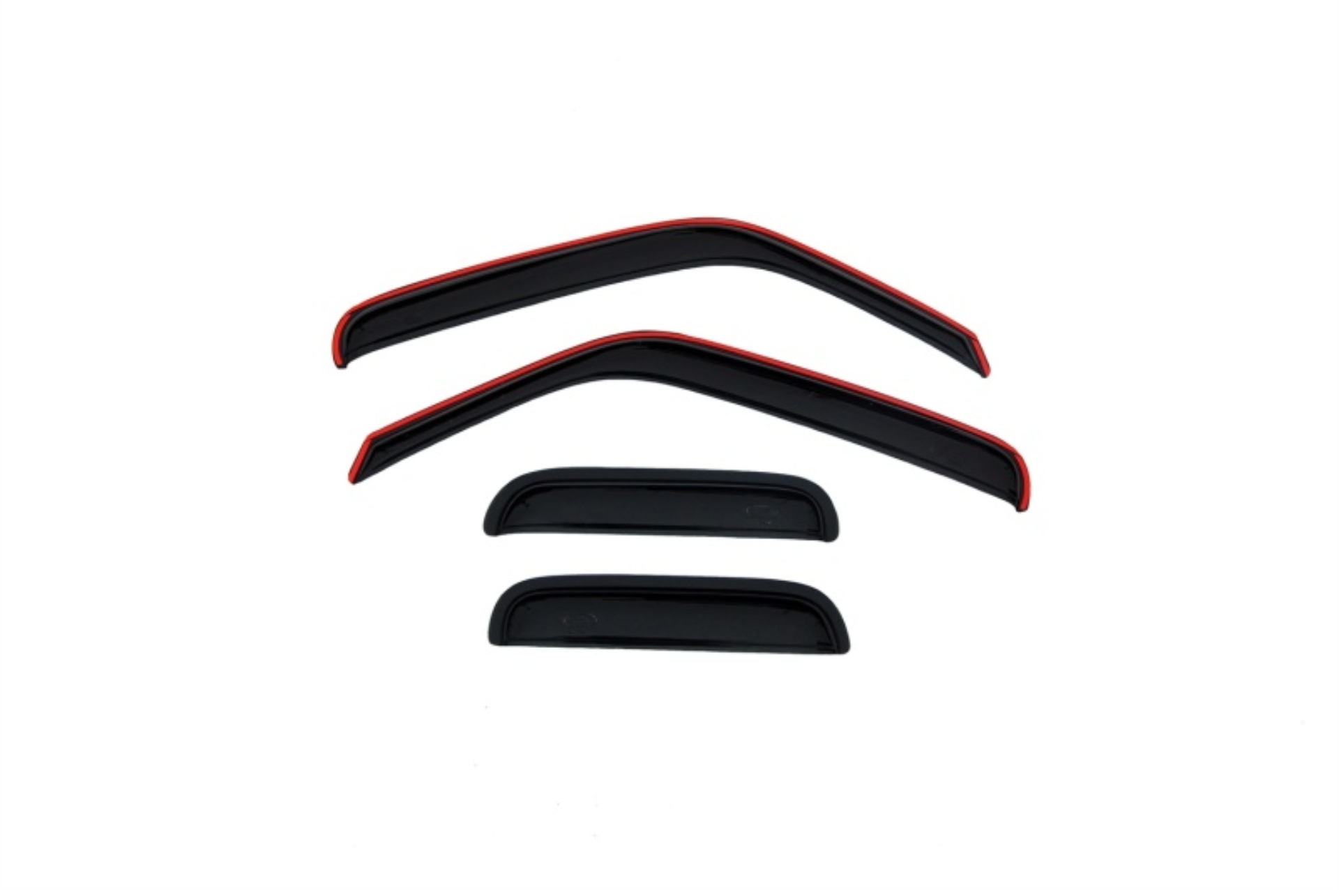 Picture of AVS 99-11 Ford Ranger (Fixed Window) Ventvisor Outside Mount Window Deflectors 4pc - Smoke