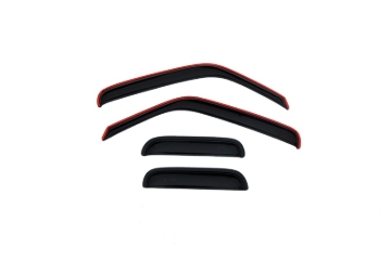 Picture of AVS 99-11 Ford Ranger (Fixed Window) Ventvisor Outside Mount Window Deflectors 4pc - Smoke