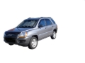 Picture of AVS 05-09 Kia Sportage Ventvisor Outside Mount Window Deflectors 4pc - Smoke