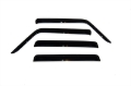 Picture of AVS 06-10 Jeep Commander Ventvisor Outside Mount Window Deflectors 4pc - Smoke