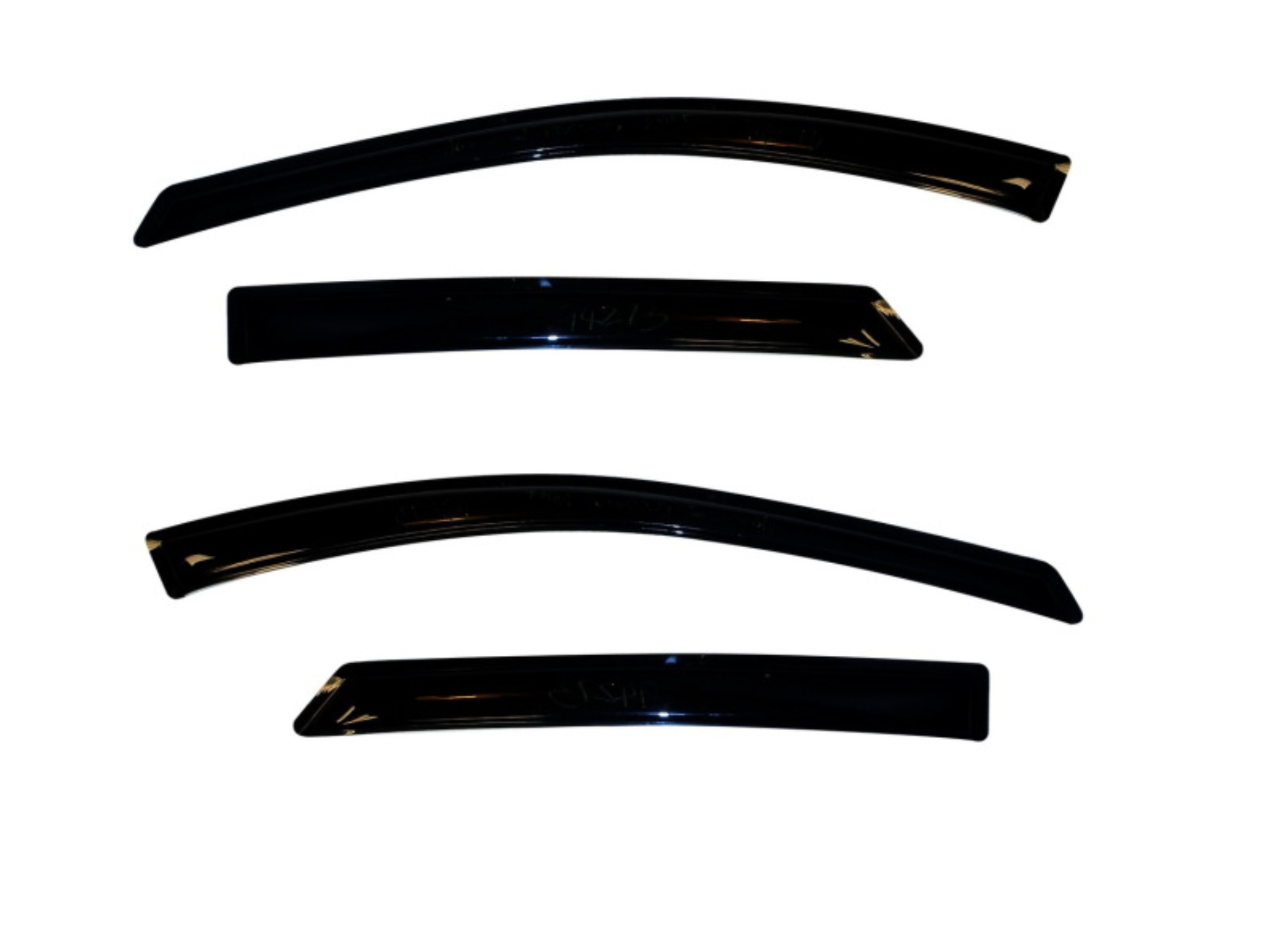 Picture of AVS 10-15 Hyundai Tucson Ventvisor Outside Mount Window Deflectors 4pc - Smoke