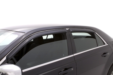 Picture of AVS 11-18 Chrysler 300 Ventvisor Outside Mount Window Deflectors 4pc - Smoke
