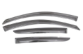 Picture of AVS 12-18 Nissan Versa (Excl. Hatch) Ventvisor Outside Mount Window Deflectors 4pc - Smoke