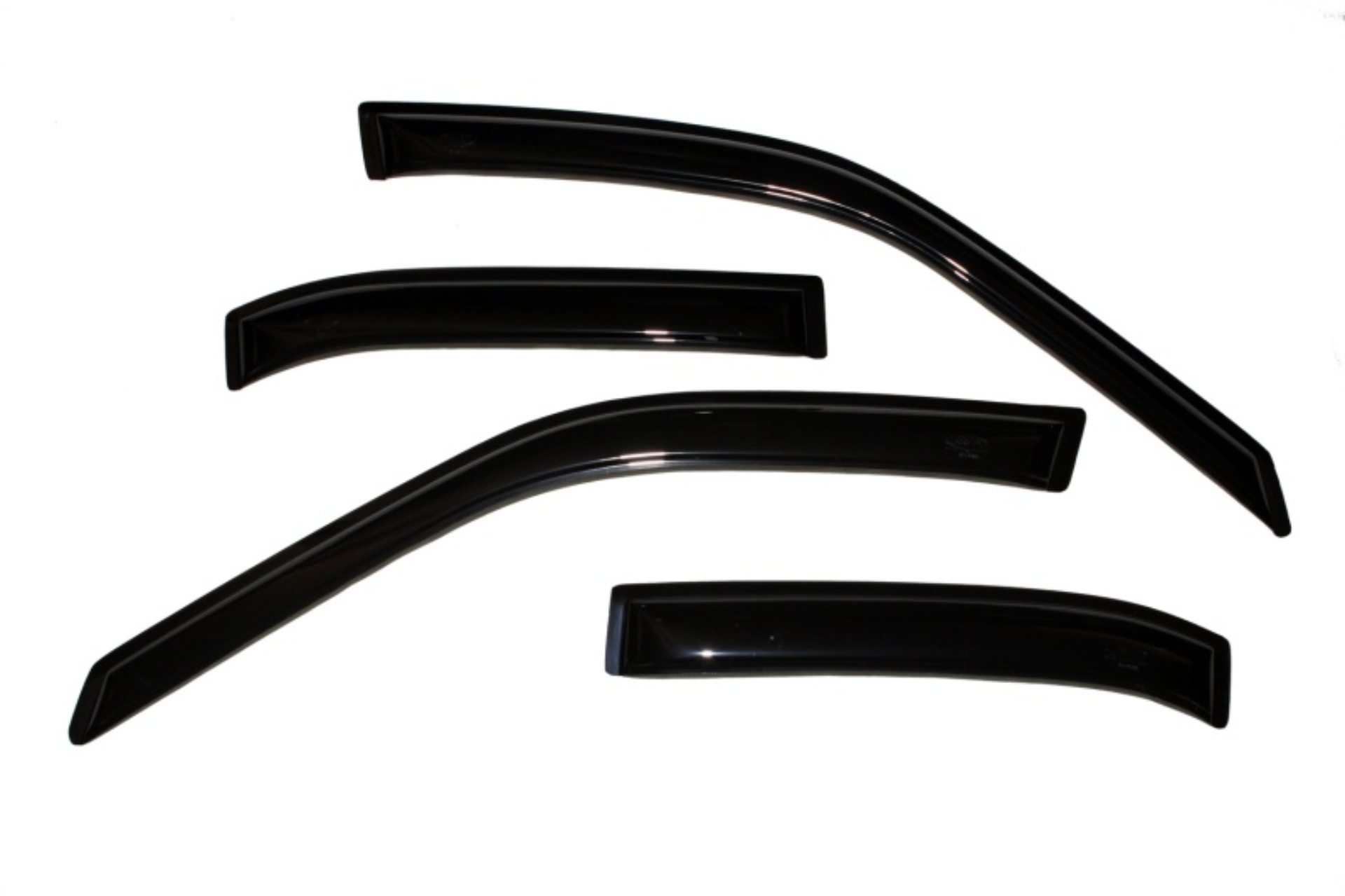 Picture of AVS 95-99 Toyota Tercel Ventvisor Outside Mount Window Deflectors 4pc - Smoke