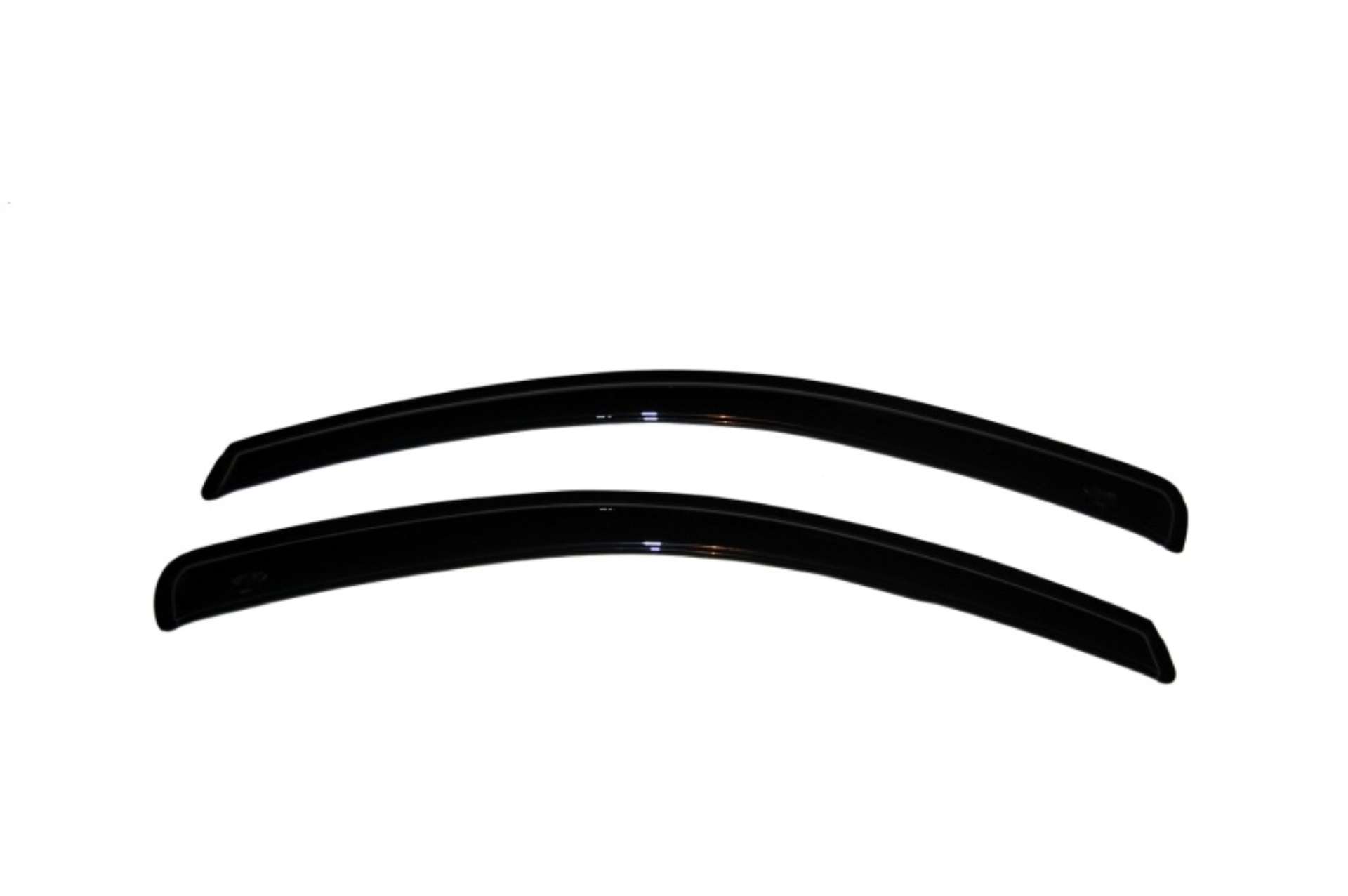 Picture of AVS 00-01 Dodge RAM 1500 (w/Towing Mirror) Ventvisor Outside Mount Window Deflectors 2pc - Smoke