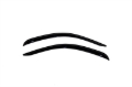 Picture of AVS 07-13 Chevy Silverado 1500 Standard Cab Ventvisor Outside Mount Window Deflectors 2pc - Smoke