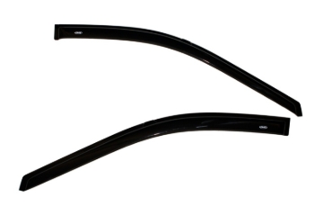 Picture of AVS 14-18 Chevy Silverado 1500 Standard Cab Ventvisor Outside Mount Window Deflectors 2pc - Smoke