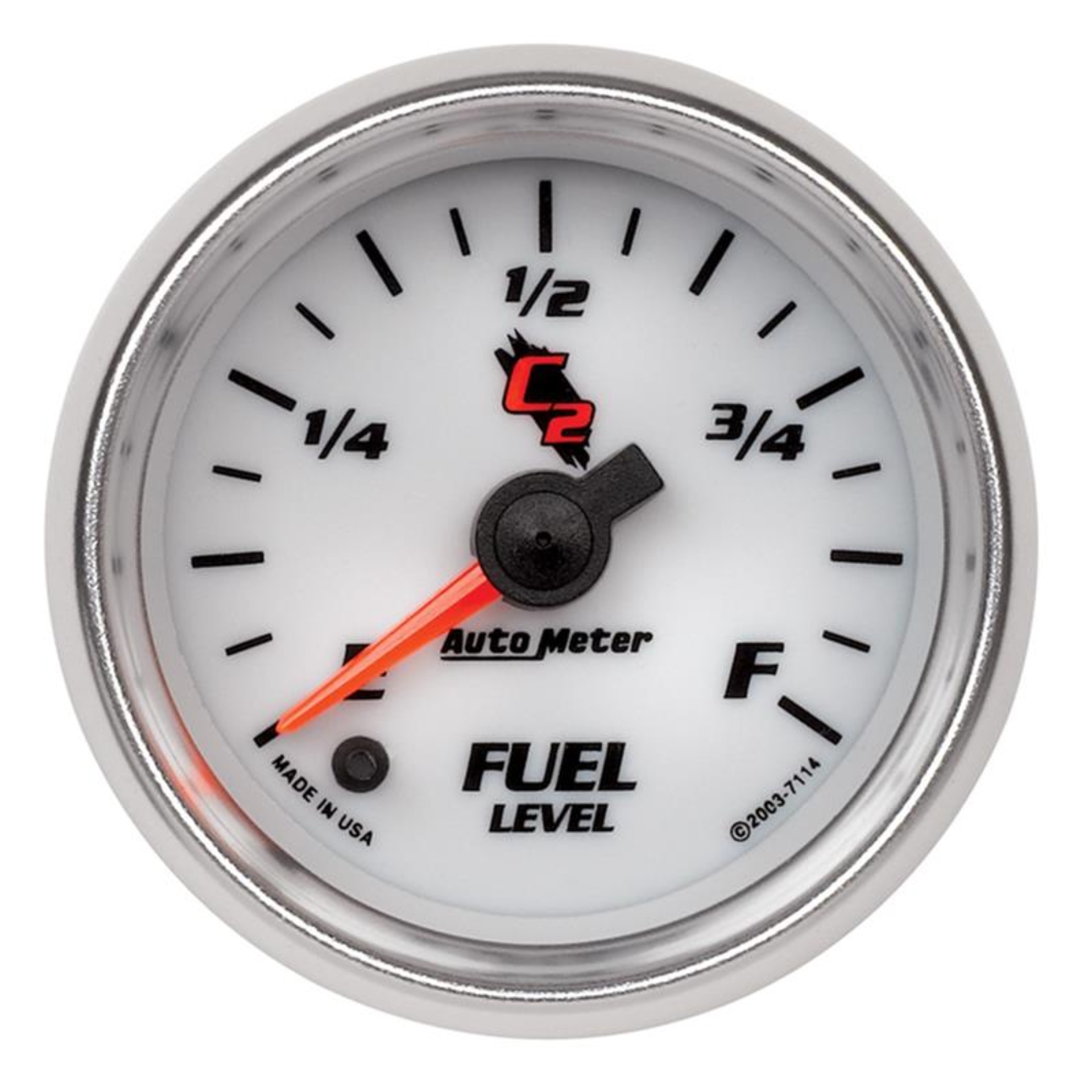 Picture of Autometer C2 52mm Electronic Programmable Empty to Full Fuel Level Gauge