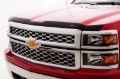 Picture of AVS 15-18 Chevy Silverado 2500 Crew Cab Ventvisor & Aeroskin Deflector Combo Kit - Matte Black