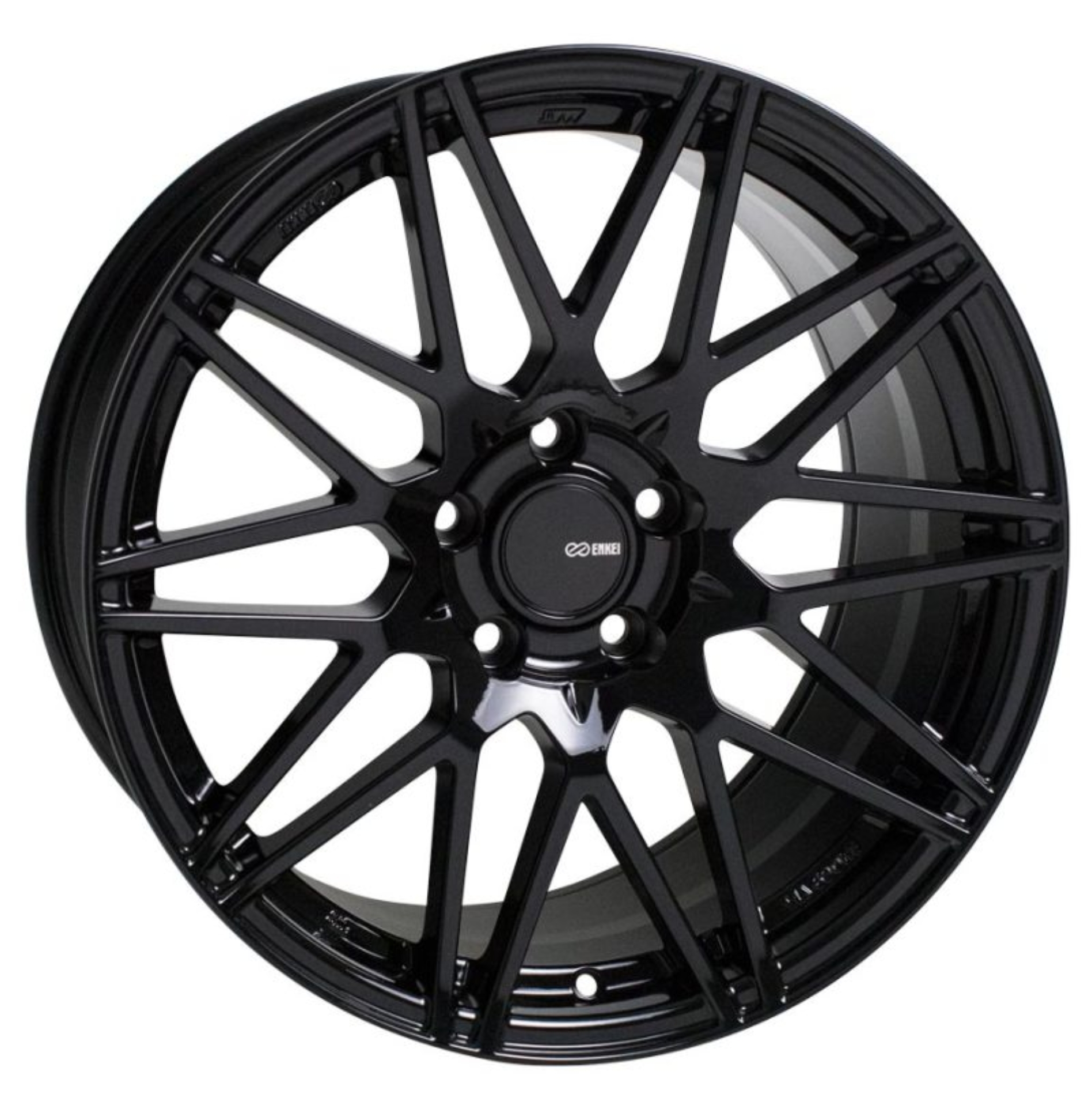 Picture of Enkei TMS 18x8 5x100 45mm Offset 72.6mm Bore Gloss Black Wheel