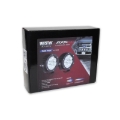 Picture of Westin Axis LED Auxiliary Light 4.75 inch Round Flood w/3W Osram (Set of 2) - Black