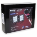 Picture of Westin Axis LED Auxiliary Light 4.5 inch x 4.5 inch Square Spot w/3W Osram (Set of 2) - Black