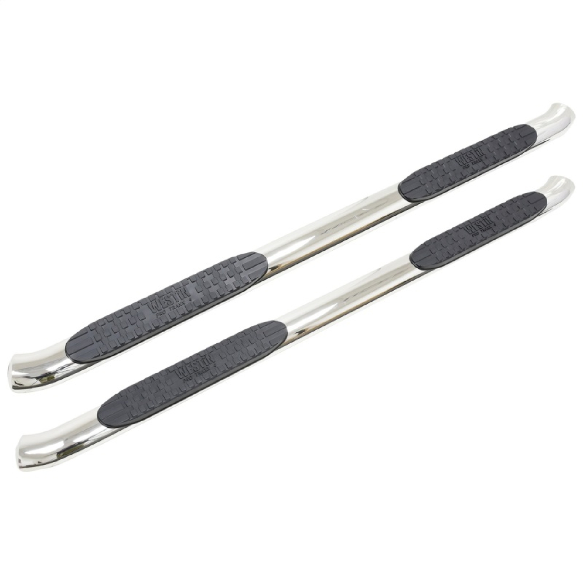 Picture of Westin 2014-2018 Chevy Silverado 1500 Crew Cab PRO TRAXX 4 Oval Nerf Step Bars - SS